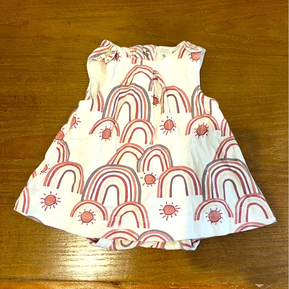 KATE QUINN Rainbow Dress Size 0-3 Months